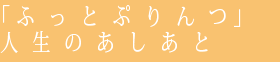 「ふっとぷりんつ」人生のあしあと